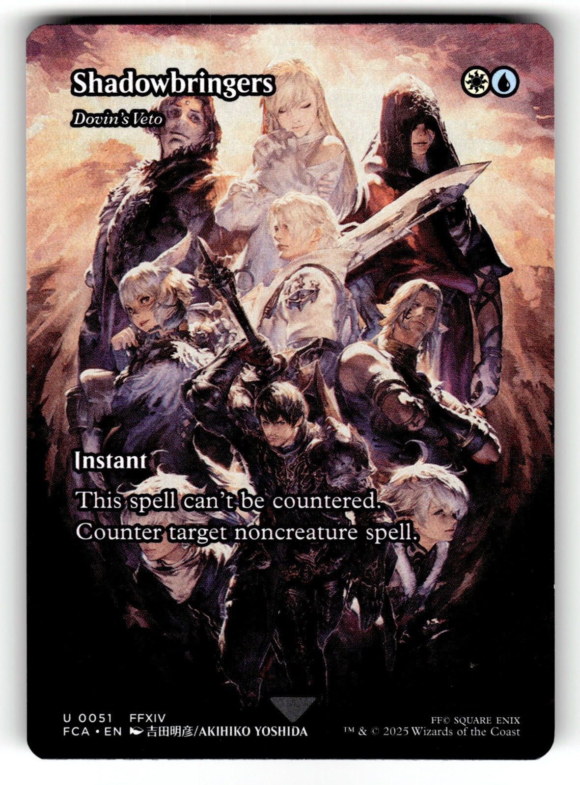 Shadowbringers - Dovin's Veto (Showcase) – 51 FCA: FINAL FANTASY: Through the Ages U NM
