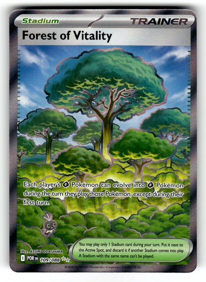 Forest of Vitality – 109/088 POR: ME03: Perfect Order Ultra Rare Holo NM