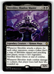 Shredder, Shadow Master – 20 TMC: Commander: Teenage Mutant Ninja Turtles R NM