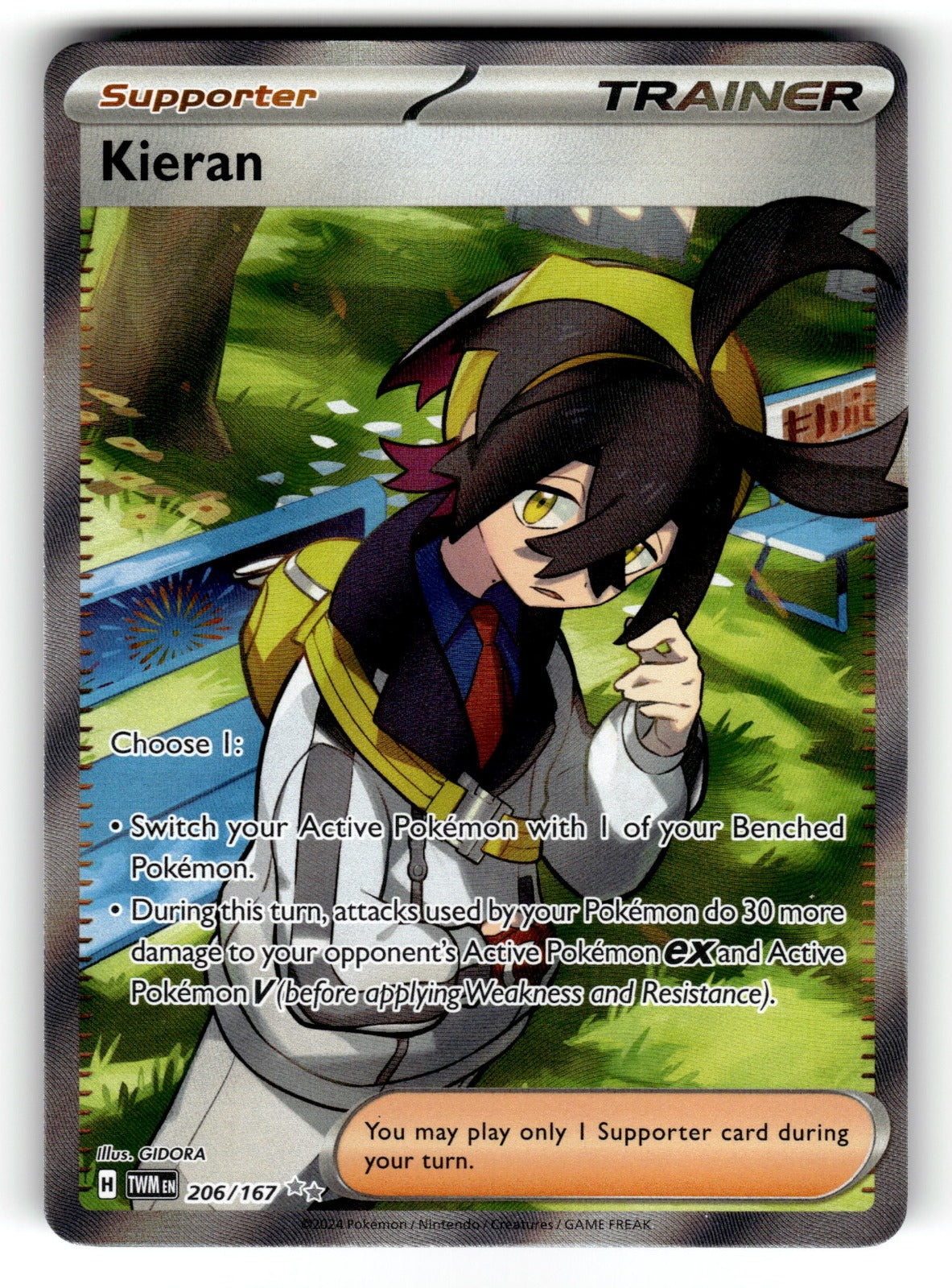 Kieran – 206/167 TWM: SV06: Twilight Masquerade Ultra Rare HoloNM
