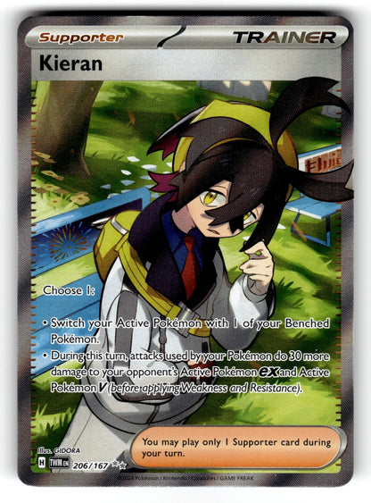 Kieran – 206/167 TWM: SV06: Twilight Masquerade Ultra Rare HoloNM