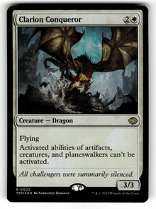 Clarion Conqueror – 5 TDM: Tarkir: Dragonstorm R Foil NM