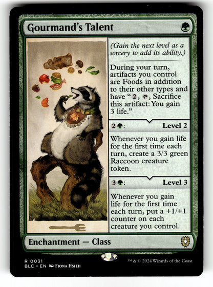 Gourmand's Talent – 31 BLC: Commander: Bloomburrow R LP