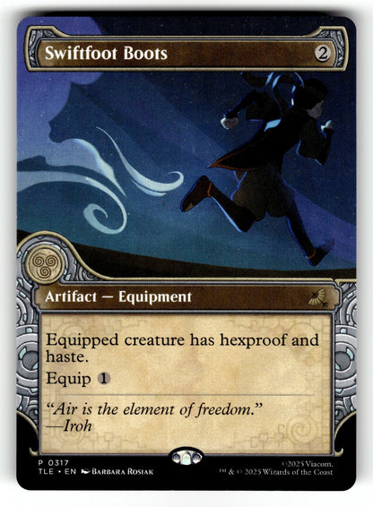 Swiftfoot Boots Showcase – 317 TLE: Avatar: The Last Airbender: Eternal-Legal P NM