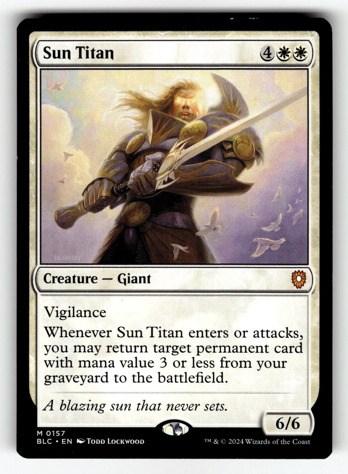 Sun Titan – 157 BLC: Commander: Bloomburrow M NM