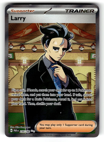 Larry – 235/182 PAR: SV04: Paradox Rift Ultra Rare HoloNM