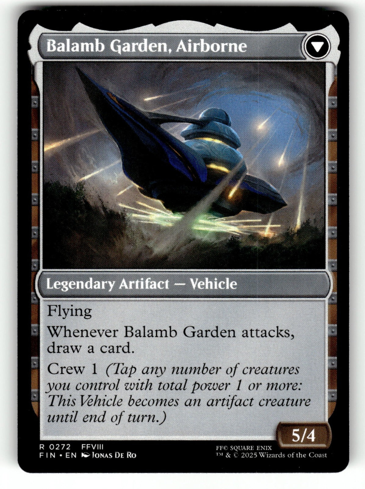 Balamb Garden, SeeD Academy – 272 FIN: FINAL FANTASY R NM (Back)