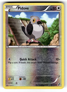 Pidove – 84/114 BLW: Black and White Common Reverse Holo MP