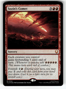Sozin's Comet – 154 TLA: Avatar: The Last Airbender M Foil NM