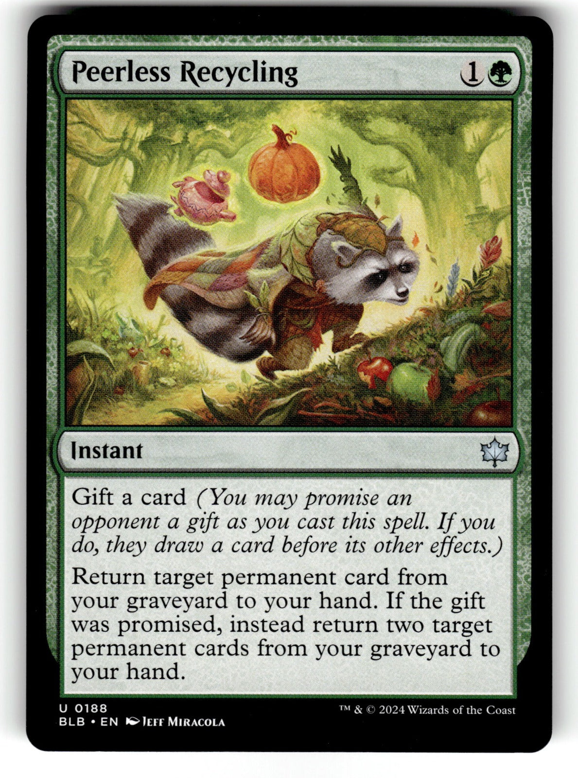 Peerless Recycling – 188 BLB: Bloomburrow U NM