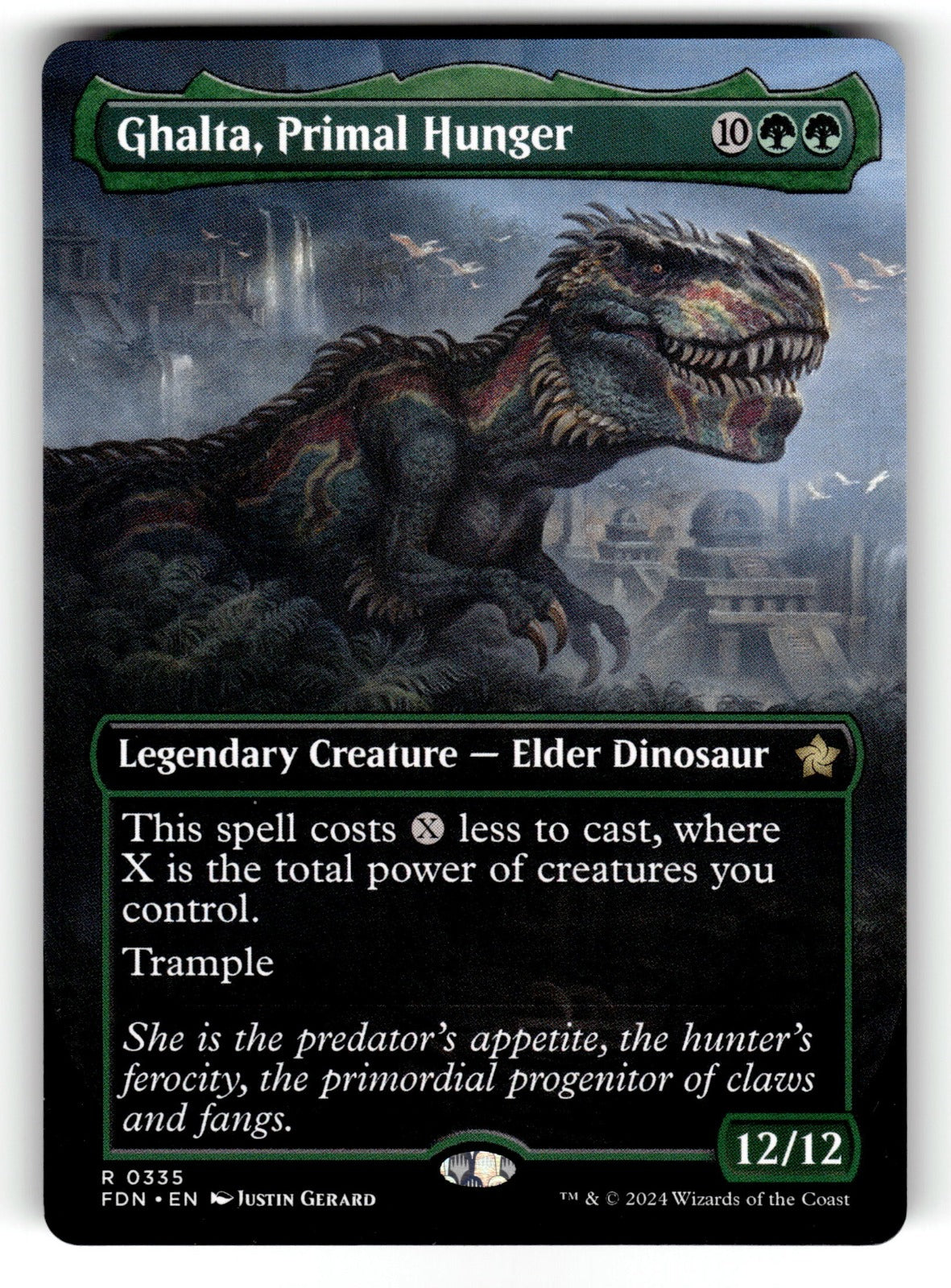 Ghalta, Primal Hunger (Borderless) – 335 FDN: Foundations R LP