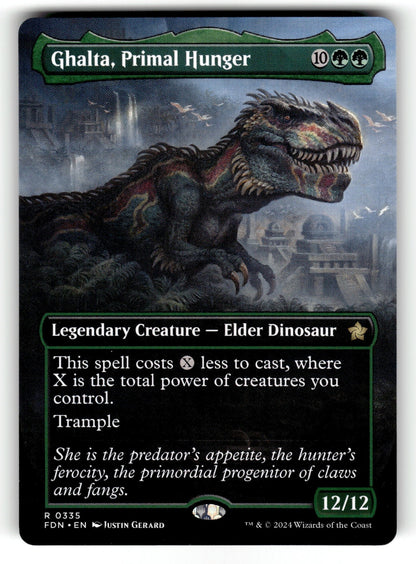 Ghalta, Primal Hunger (Borderless) – 335 FDN: Foundations R LP
