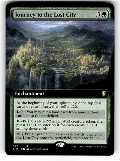 Journey to the Lost City (Extended Art) – 637 CLB: Commander Legends: Battle for Baldur's Gate R NM