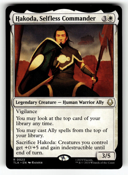 Hakoda, Selfless Commander – 23 TLA: Avatar: The Last Airbender R NM