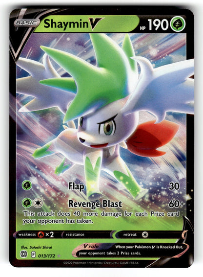Shaymin V – 013/172 SWSH09: SWSH09: Brilliant Stars Ultra Rare Holo NM