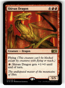 Shivan Dragon – 13 W16: Welcome Deck 2016 R LP
