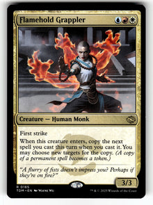 Flamehold Grappler – 185 TDM: Tarkir: Dragonstorm R NM
