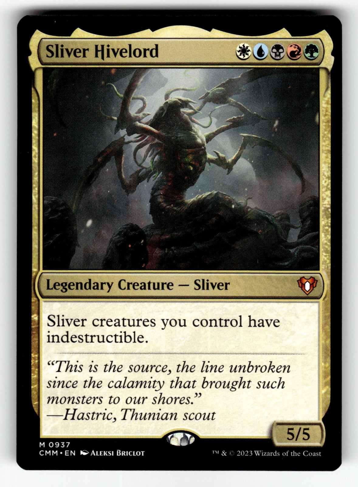Sliver Hivelord – 937 CMM: Commander Masters M NM