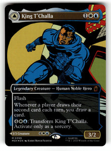 King T'Challa (Borderless) – 399 MSH: Marvel Super Heroes M Foil NM