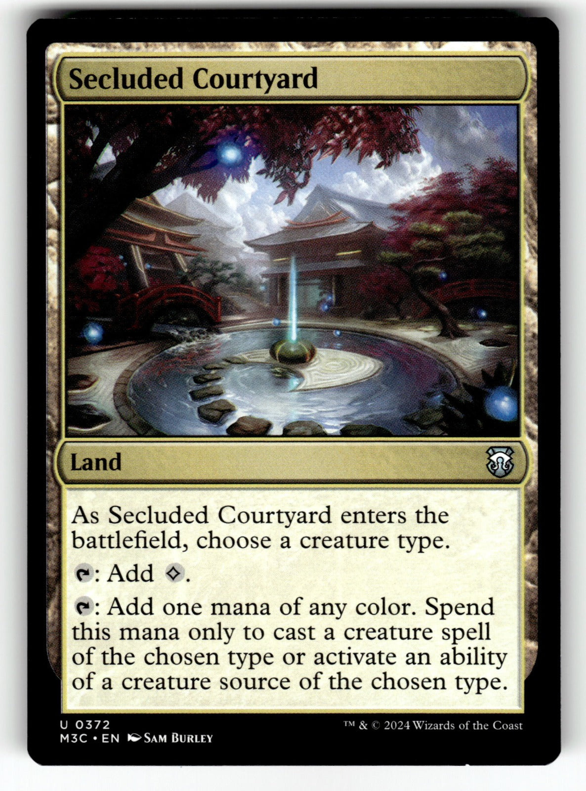 Secluded Courtyard – 372 M3C: Commander: Modern Horizons 3 U LP