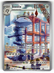 Steelix – 208/182 PAR: SV04: Paradox Rift Illustration Rare Holo NM