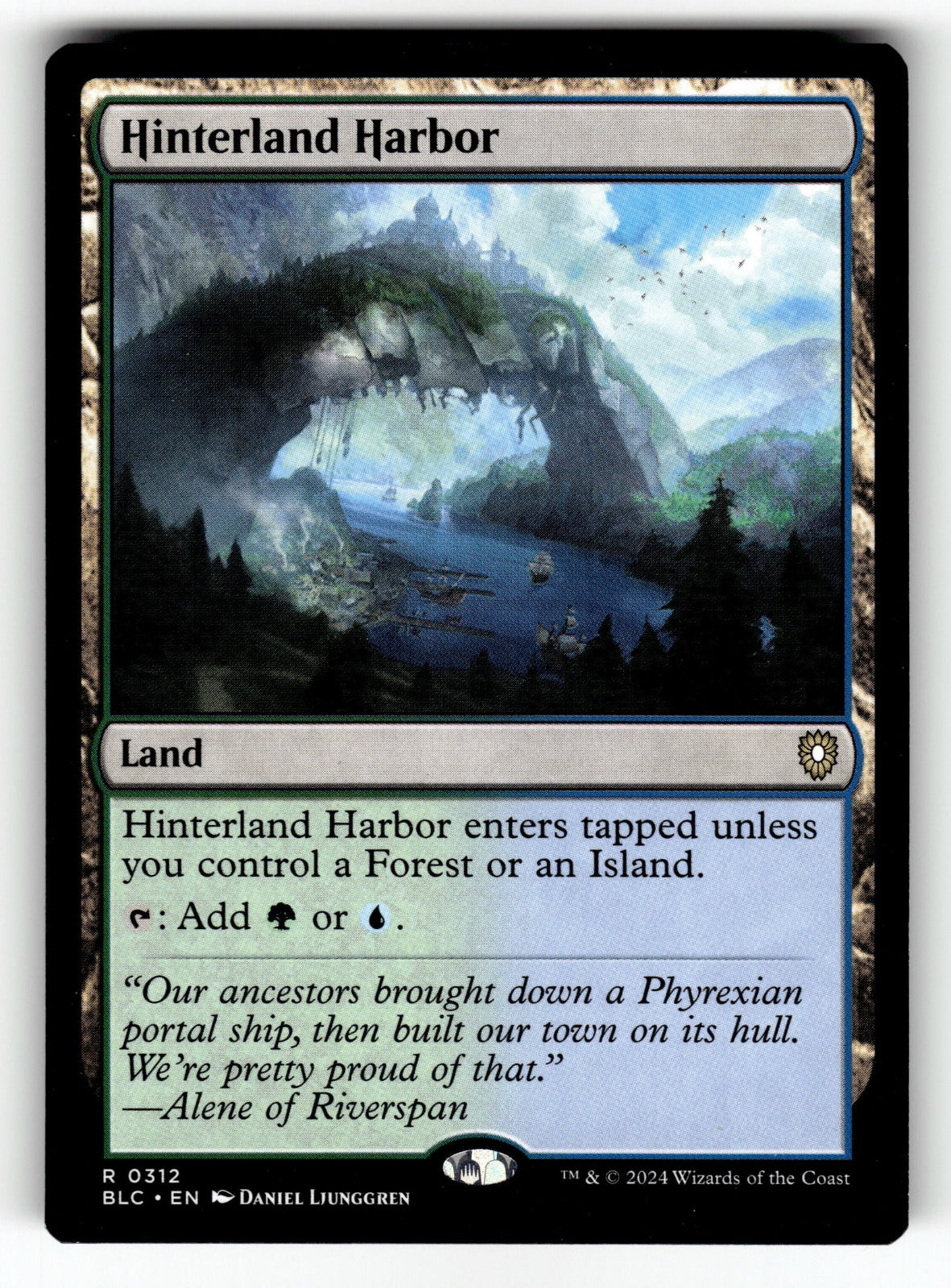 Hinterland Harbor – 312 BLC: Commander: Bloomburrow R LP