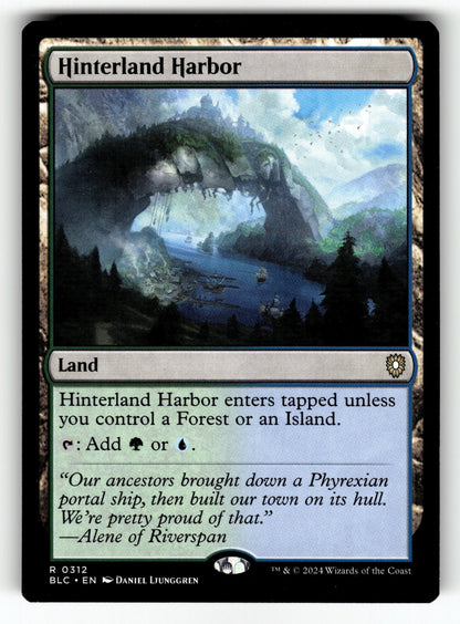 Hinterland Harbor – 312 BLC: Commander: Bloomburrow R LP