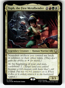 Toph, the First Metalbender – 247 TLA: Avatar: The Last Airbender R Foil NM