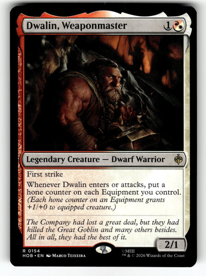 Dwalin, Weaponmaster – 154 HOB: The Hobbit R NM
