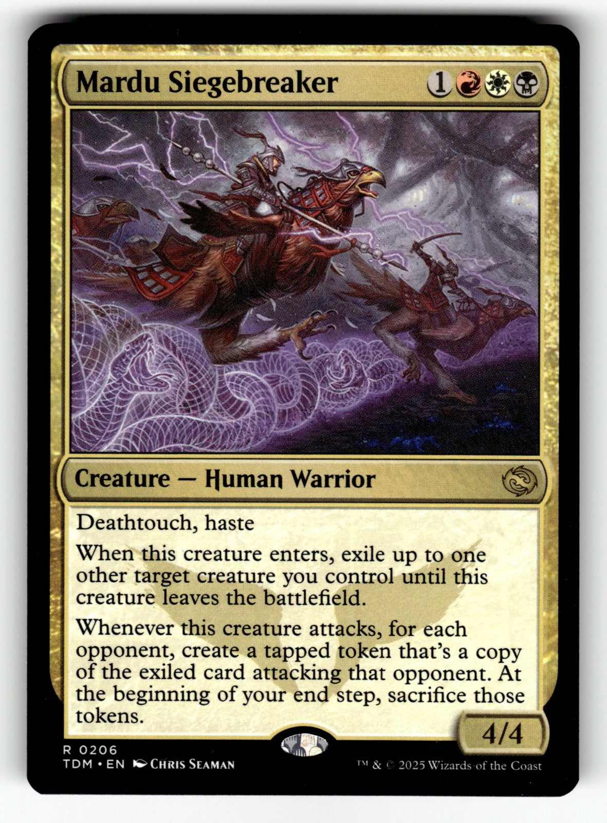 Mardu Siegebreaker – 206 TDM: Tarkir: Dragonstorm R NM