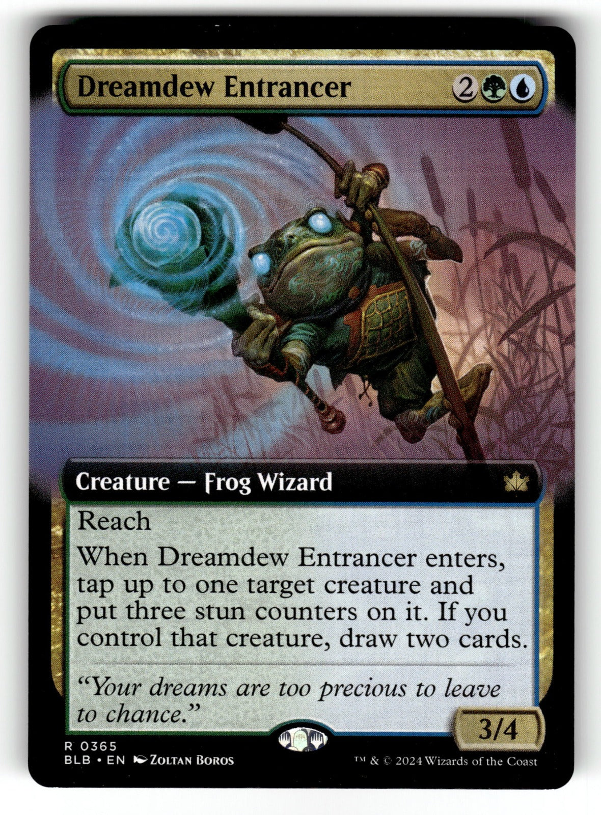 Dreamdew Entrancer (Extended Art) – 365 BLB: Bloomburrow R NM