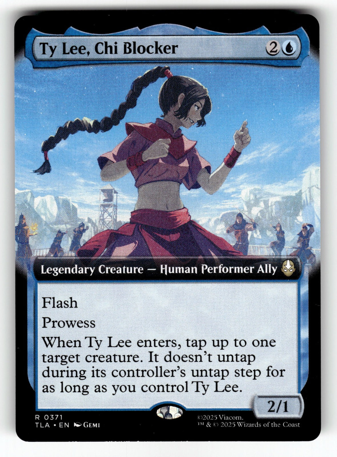Ty Lee, Chi Blocker (Extended Art) – 371 TLA: Avatar: The Last Airbender R NM