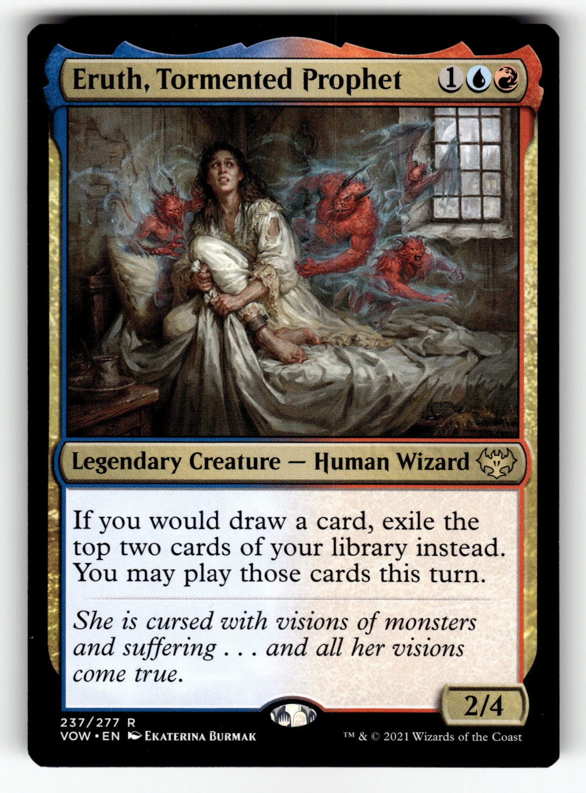 Eruth, Tormented Prophet – 237 VOW: Innistrad: Crimson Vow R NM