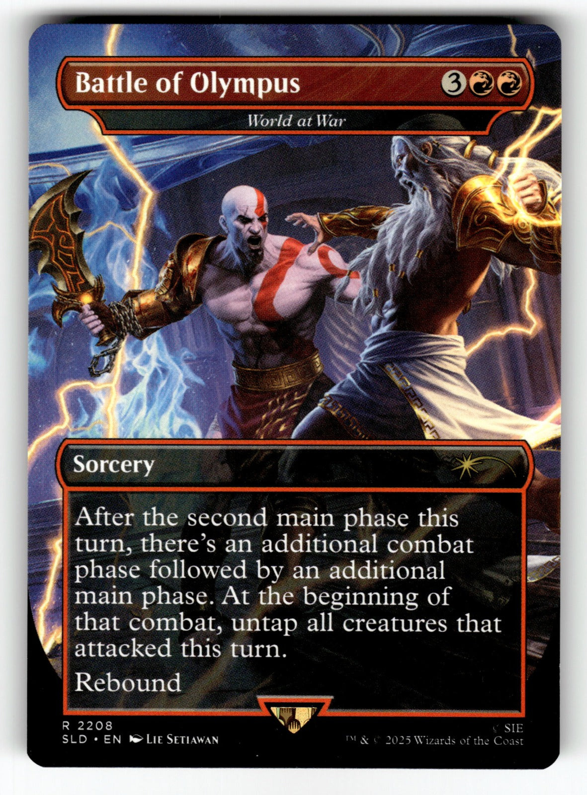 Battle of Olympus - World at War – 2208 SLD: Secret Lair Drop Series R NM