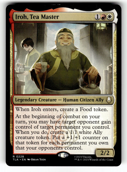 Iroh, Tea Master – 228 TLA: Avatar: The Last Airbender R NM