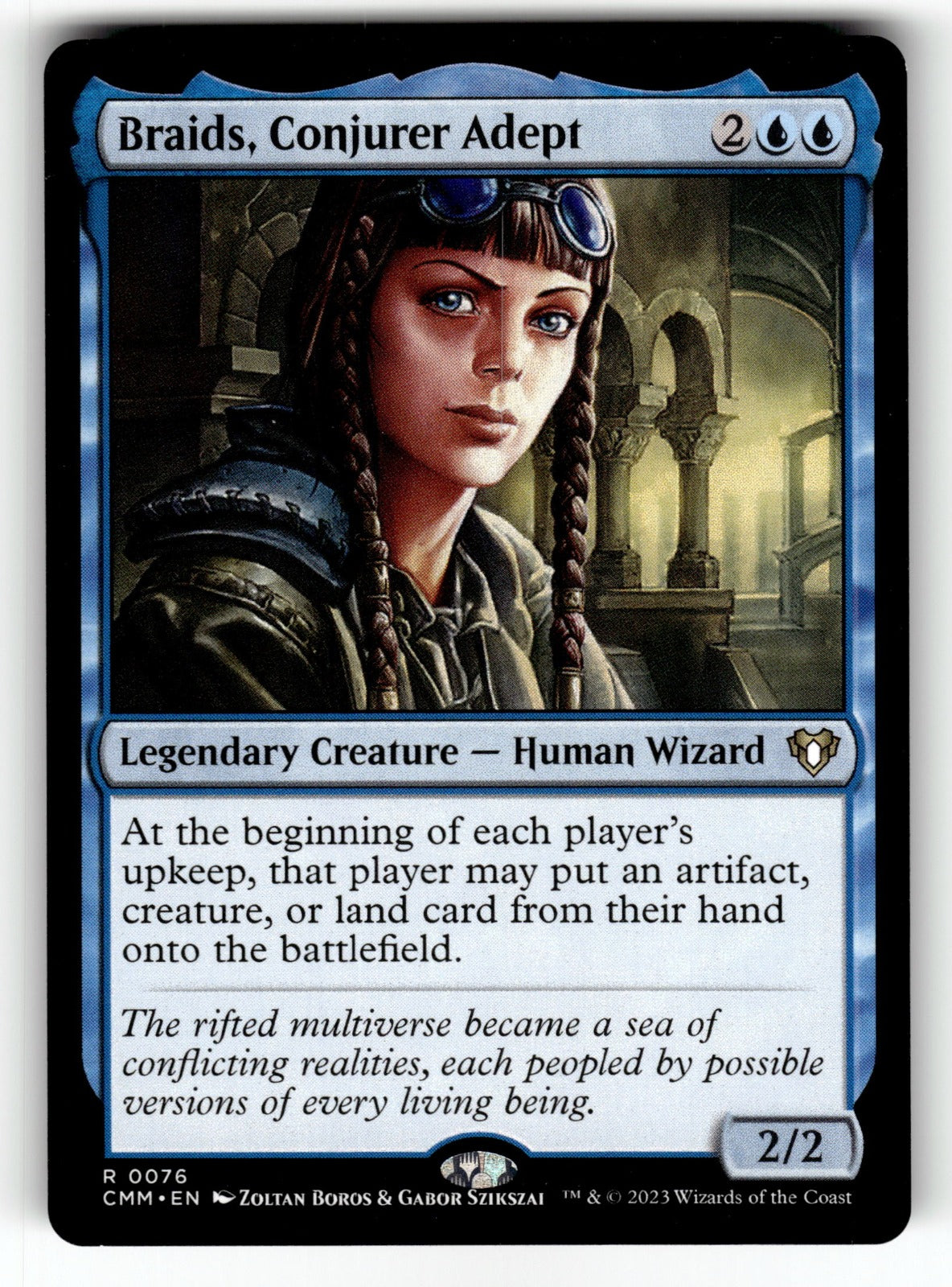 Braids, Conjurer Adept – 76 CMM: Commander Masters R NM
