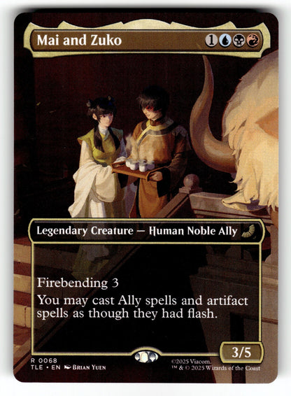 Mai and Zuko (Borderless) – 68 TLE: Avatar: The Last Airbender: Eternal-Legal R NM