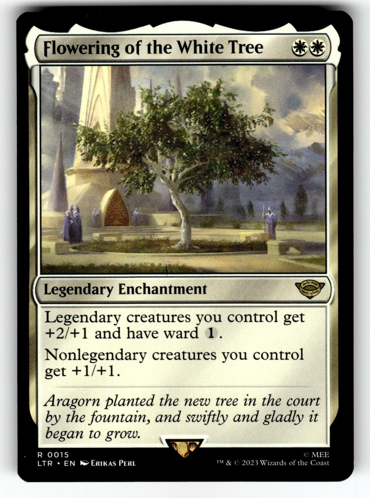 Flowering of the White Tree – 15 LTR: Universes Beyond: The Lord of the Rings: Tales of Middle-earth R NM