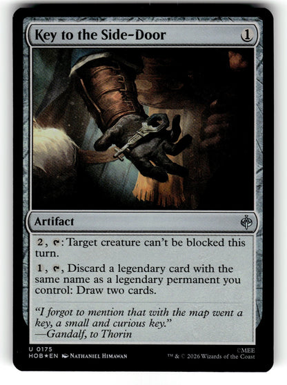 Key to the Side-Door – 175 HOB: The Hobbit U Foil NM