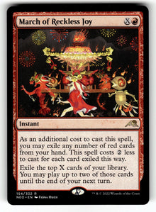 March of Reckless Joy – 154 NEO: Kamigawa: Neon Dynasty R NM