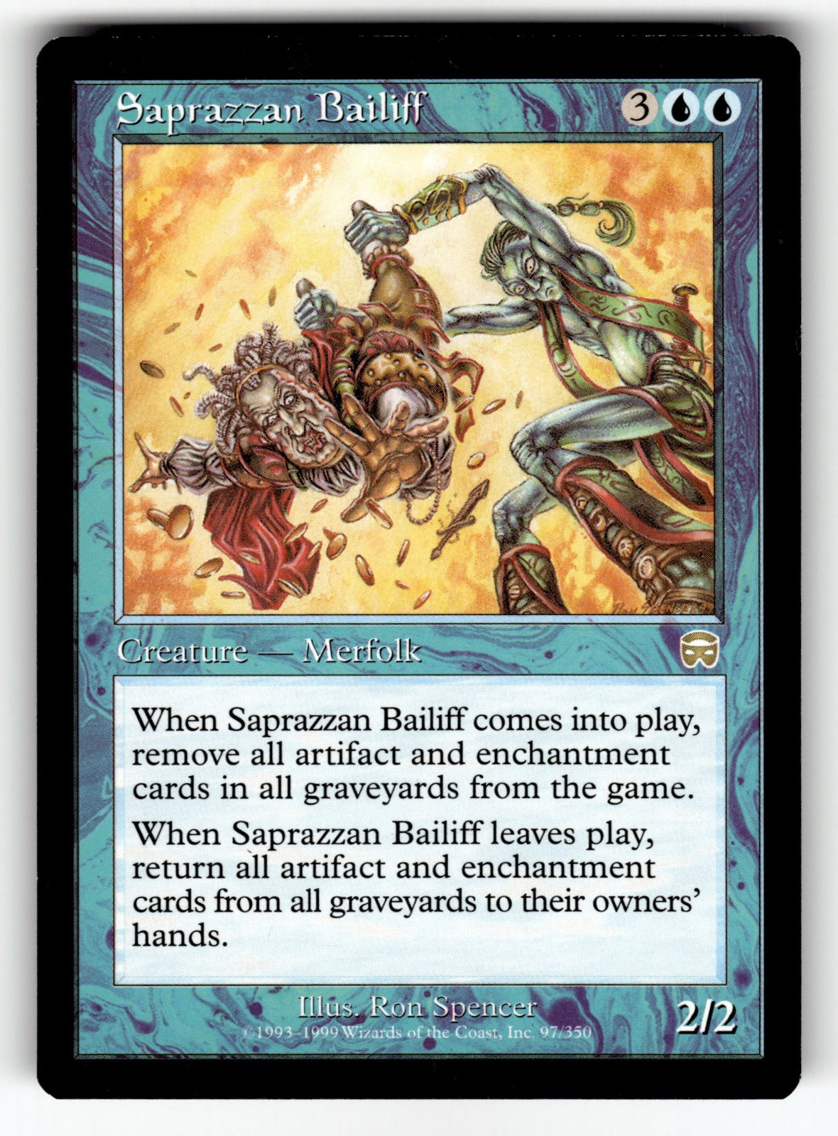 Saprazzan Bailiff – 97 MMQ: Mercadian Masques R NM