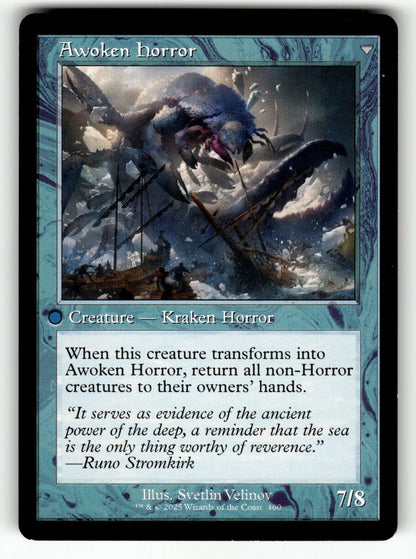 Thing in the Ice (Retro Frame) – 460 INR: Innistrad Remastered R LP (Back)