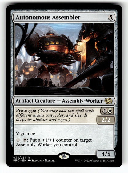 Autonomous Assembler – 34 BRO: The Brothers' War R NM