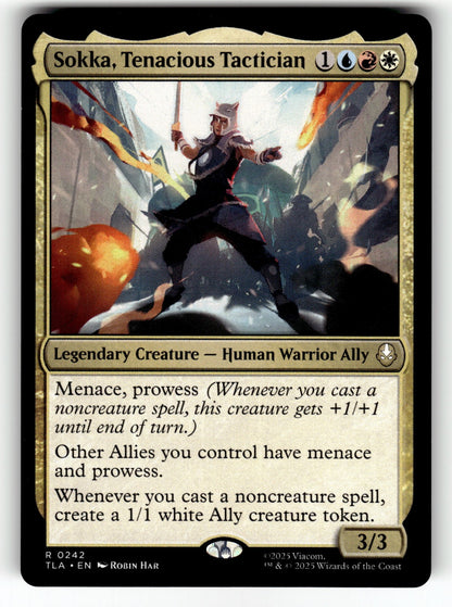 Sokka, Tenacious Tactician – 242 TLA: Avatar: The Last Airbender R NM