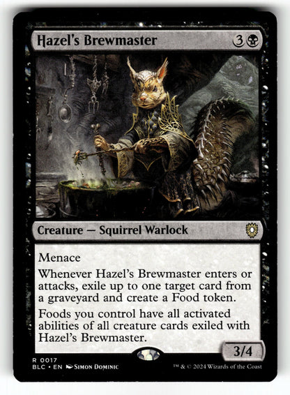 Hazel's Brewmaster – 17 BLC: Commander: Bloomburrow R LP