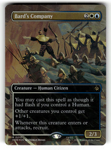 Bard's Company (Borderless) – 210 HOB: The Hobbit R Foil NM