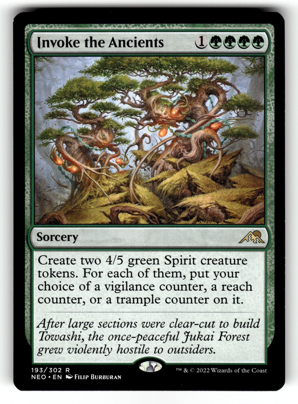 Invoke the Ancients – 193 NEO: Kamigawa: Neon Dynasty R NM