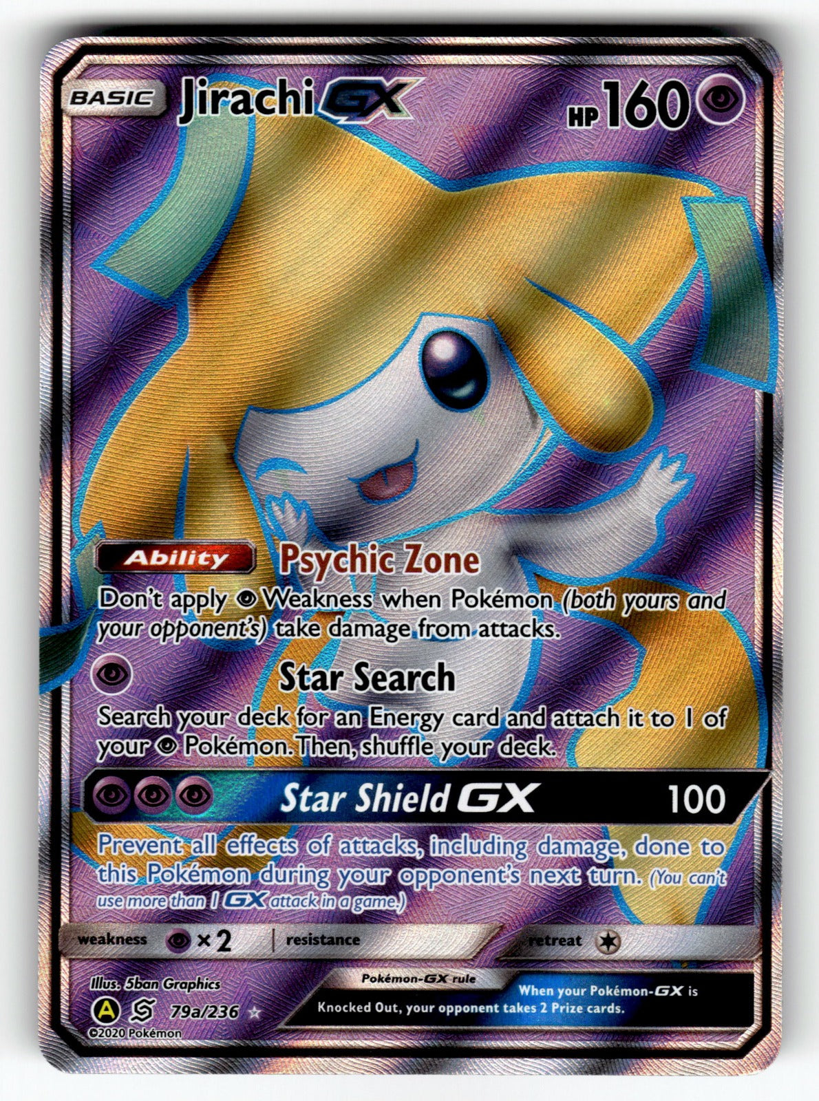 Jirachi GX – 079a/236 PR: Alternate Art Promos Promo Holo NM