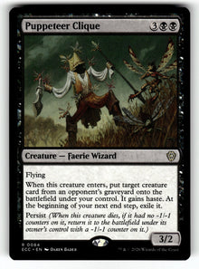 Puppeteer Clique – 84 ECC: Commander: Lorwyn Eclipsed R NM