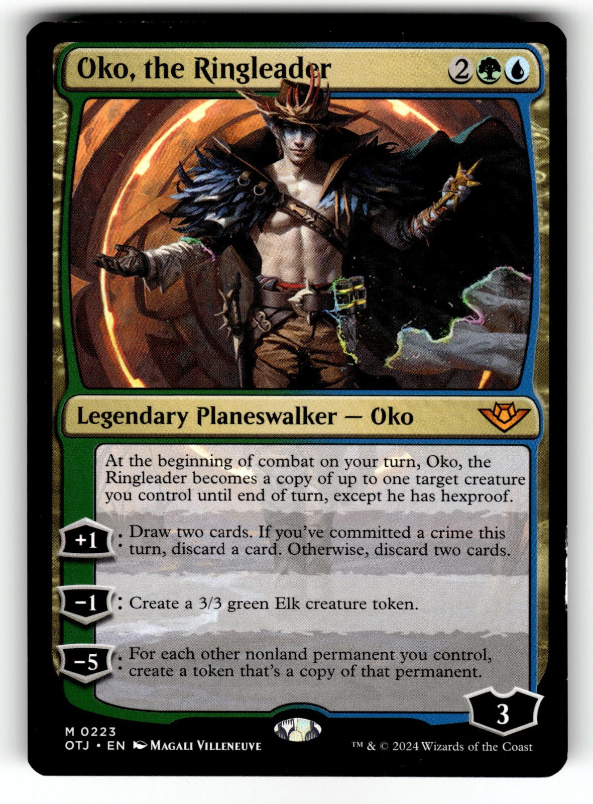 Oko, the Ringleader – 223 OTJ: Outlaws of Thunder Junction M NM